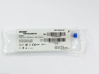 5300-6-35 ~ Stryker K-Wire Trocar 6.0inch x 0.035inch (x)